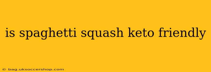is spaghetti squash keto friendly
