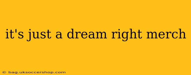 it's just a dream right merch