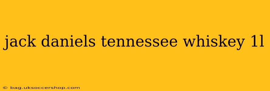 jack daniels tennessee whiskey 1l