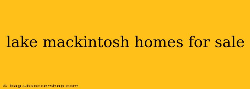 lake mackintosh homes for sale