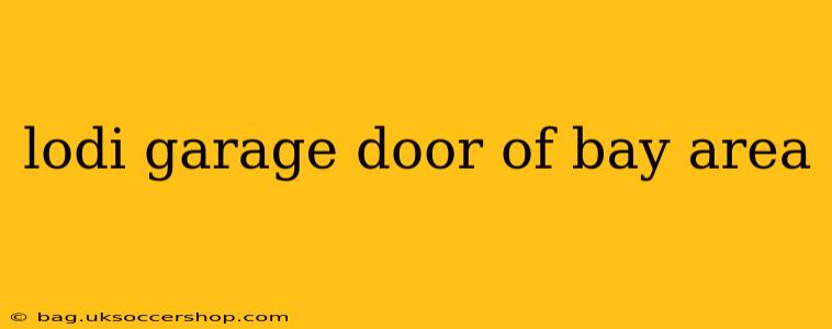 lodi garage door of bay area