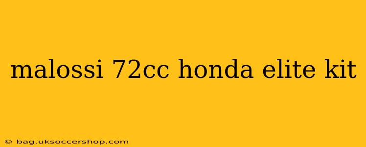 malossi 72cc honda elite kit