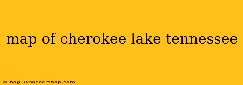 map of cherokee lake tennessee