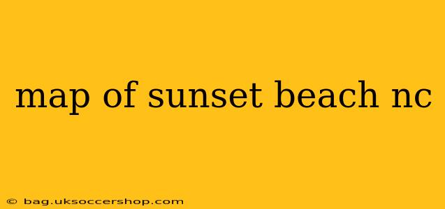 map of sunset beach nc