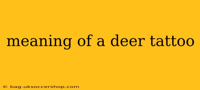 meaning of a deer tattoo