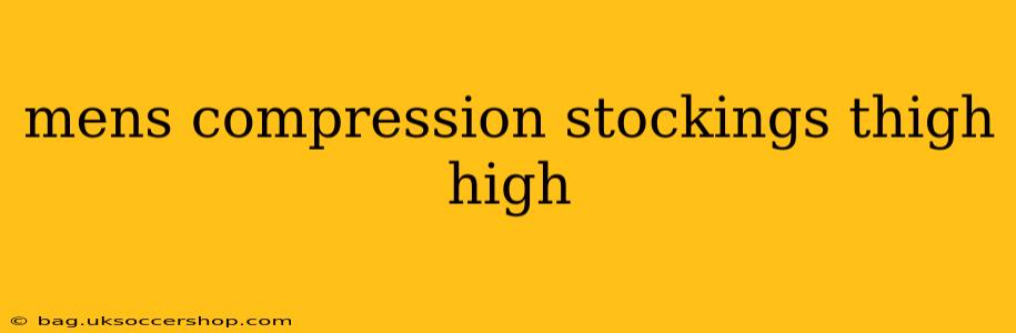 mens compression stockings thigh high