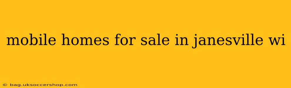 mobile homes for sale in janesville wi
