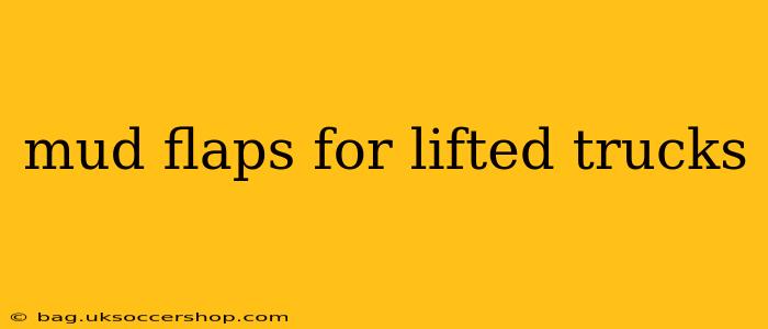 mud flaps for lifted trucks