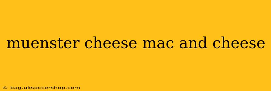 muenster cheese mac and cheese