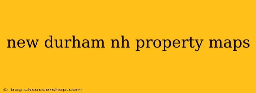 new durham nh property maps