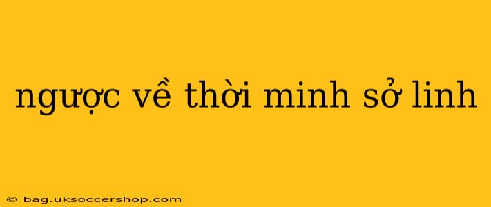 ngược về thời minh sở linh