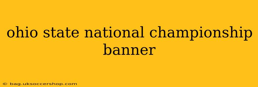 ohio state national championship banner