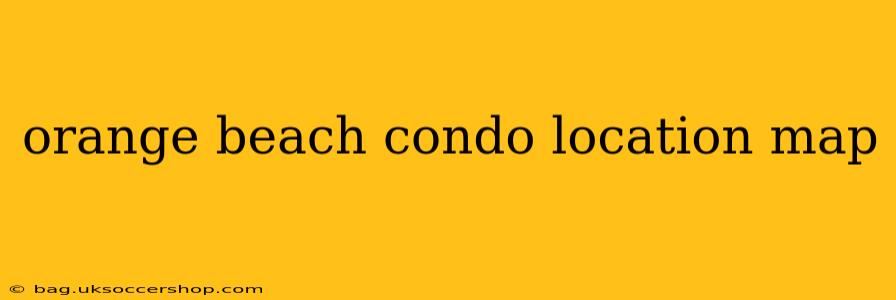 orange beach condo location map