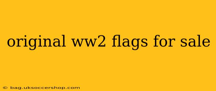 original ww2 flags for sale
