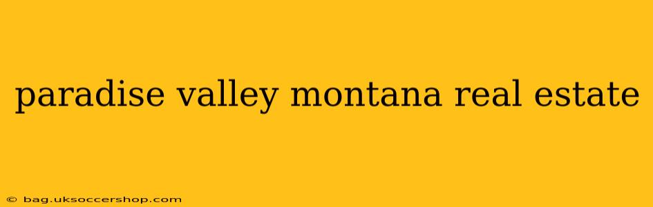 paradise valley montana real estate