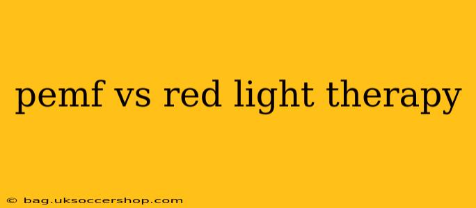 pemf vs red light therapy