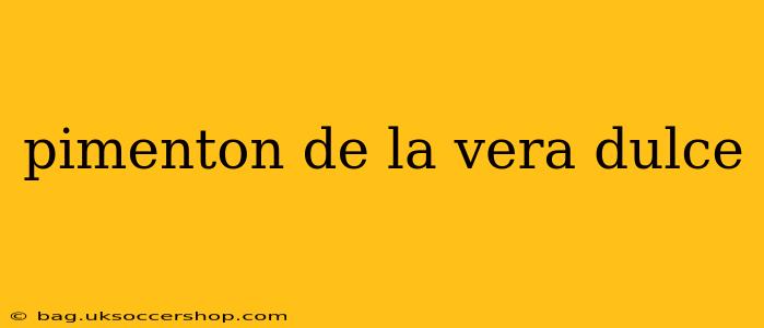 pimenton de la vera dulce