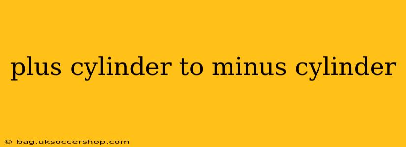 plus cylinder to minus cylinder