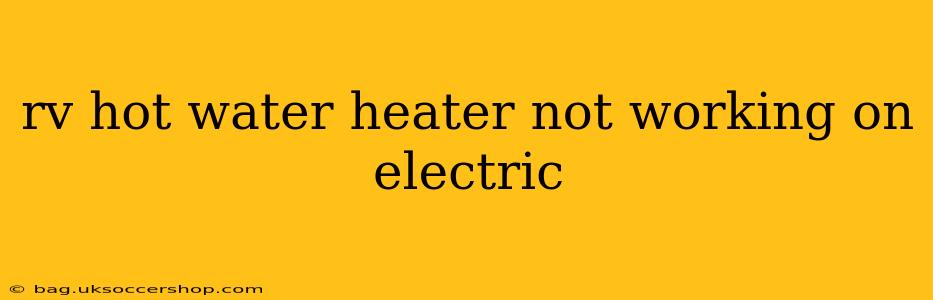 rv hot water heater not working on electric