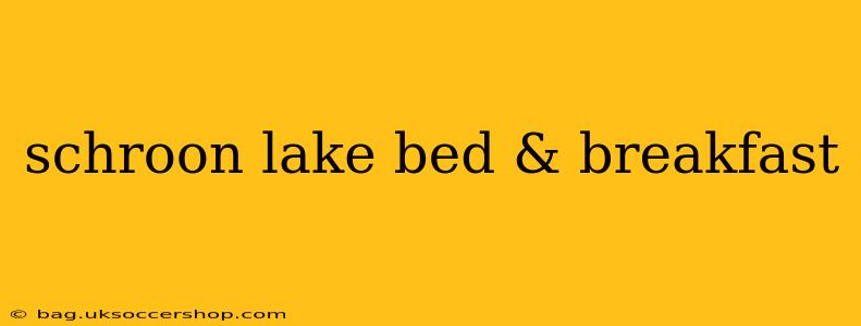 schroon lake bed & breakfast