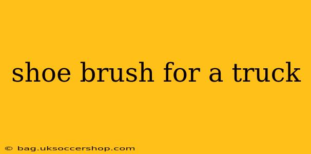 shoe brush for a truck