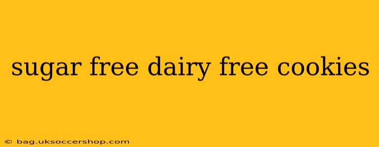 sugar free dairy free cookies