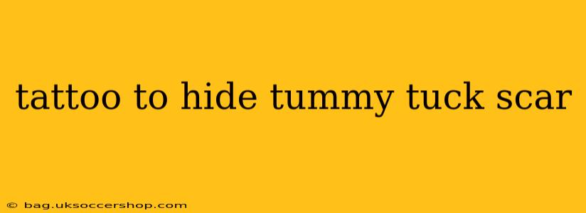 tattoo to hide tummy tuck scar