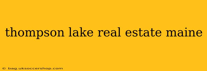 thompson lake real estate maine