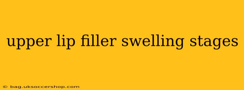 upper lip filler swelling stages