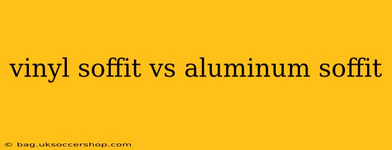 vinyl soffit vs aluminum soffit
