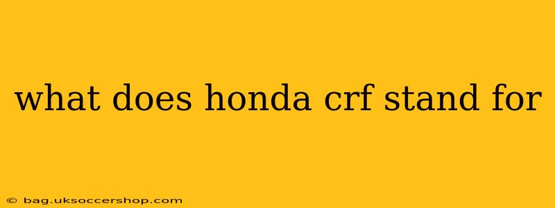 what does honda crf stand for
