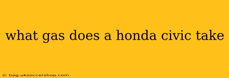 what gas does a honda civic take