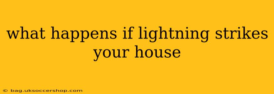 what happens if lightning strikes your house