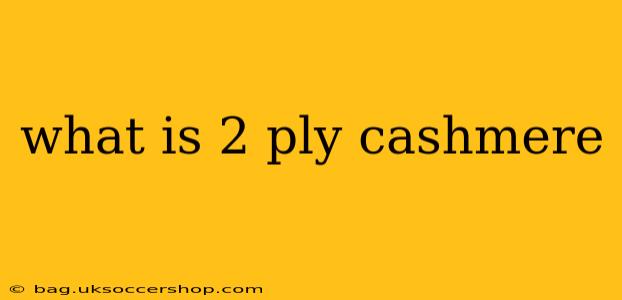 what is 2 ply cashmere