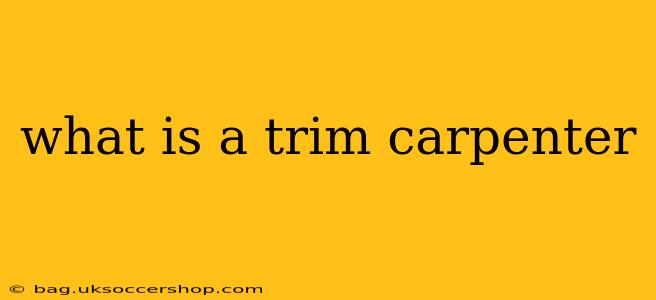 what is a trim carpenter
