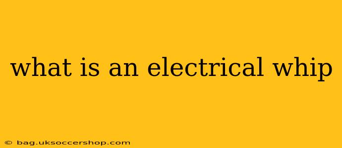 what is an electrical whip
