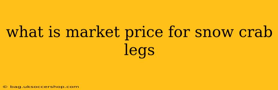 what is market price for snow crab legs