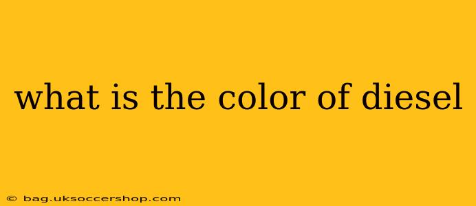 what is the color of diesel