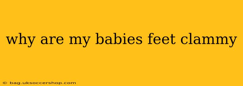 why are my babies feet clammy