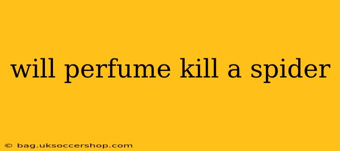 will perfume kill a spider